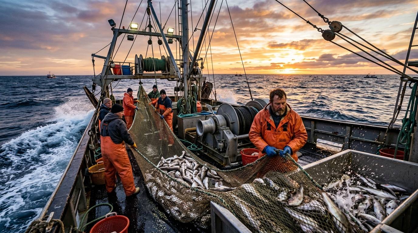 Fischölkapseln und Fischquelle mit Fokus auf nachhaltige Herkunft